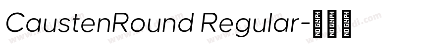 CaustenRound Regular字体转换 CaustenRound Regular字体转换